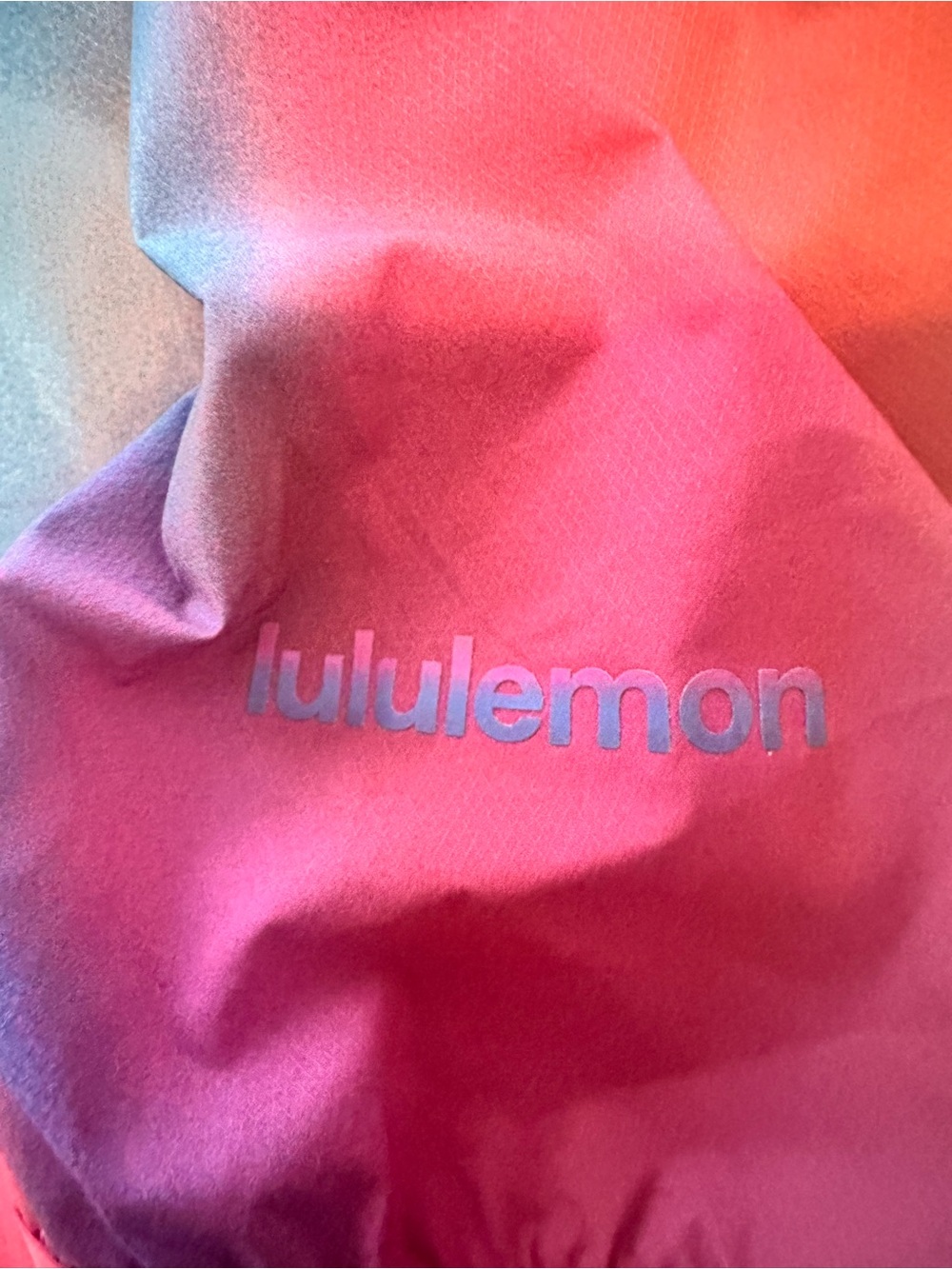 lululemon🍋Packable Trail Running Multicolor Hooded Jacket Size 12 NWT💖🧡💙 - Picture 13 of 16